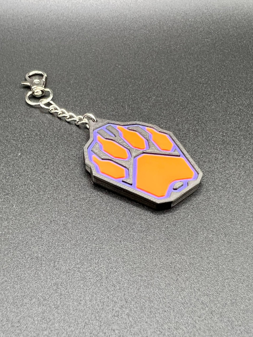 Cyberpunk Fox Paw Keychain
