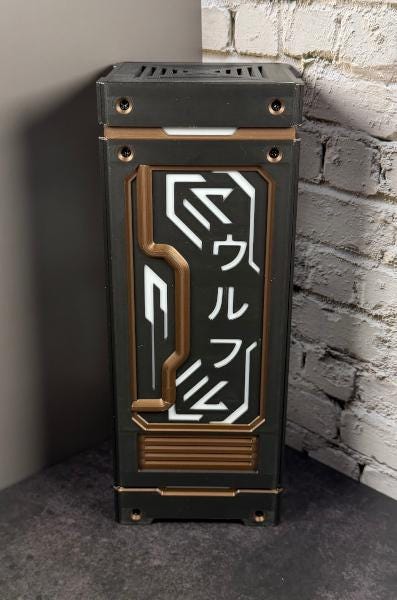 Cyberwolf Lamp - 3D Printed