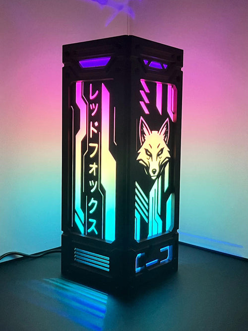 Cyberfox Lamp - 3d Printed