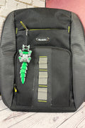 🤖💚 3D Printed Protogen Keychain with Flexible Tail